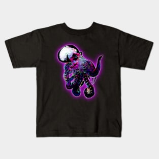 Mulitcolor Octopus Kids T-Shirt